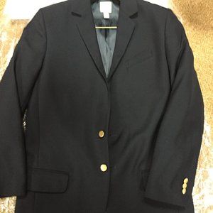 EUC Boys Navy Blue Lands End Blazer size 14